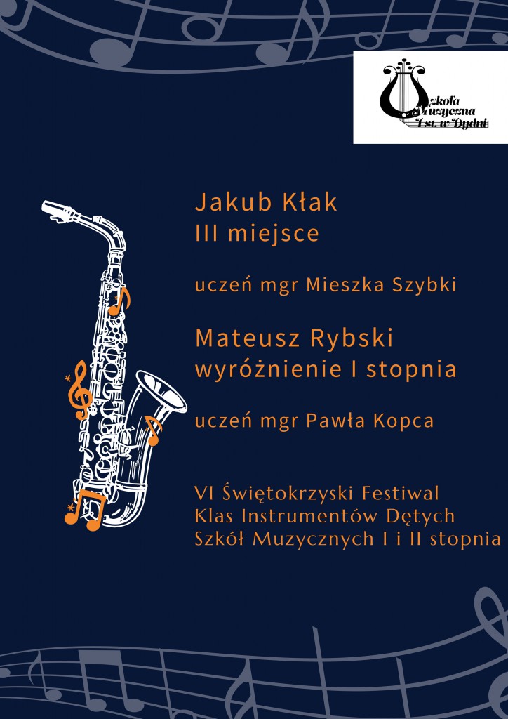 Dark Blue with Saxophone Illustration Jazz Poster (1)-1 — kopia